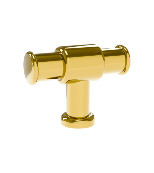 Polished gold GALIUM furniture knob designer handle