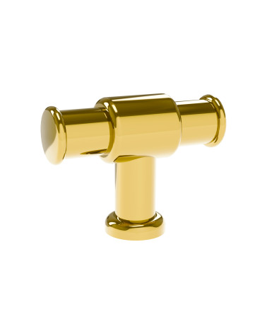 Polished gold GALIUM furniture knob designer handle