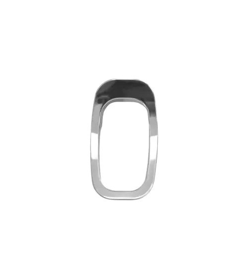 Polished chrome LAGO furniture knob designer handle
