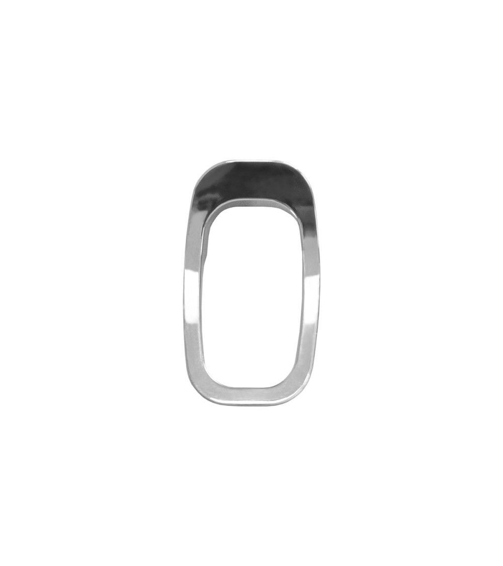 Polished chrome LAGO furniture knob designer handle