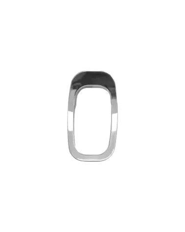 Polished chrome LAGO furniture knob designer handle