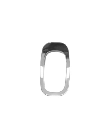 Polished chrome LAGO furniture knob designer handle