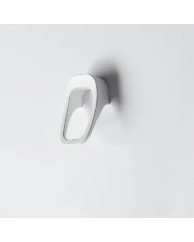 Ivory LAGO furniture knob designer handle placed on a white background