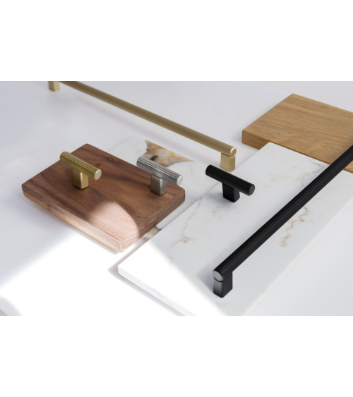 LARGO gold/matt gold anodised furniture knob design handle