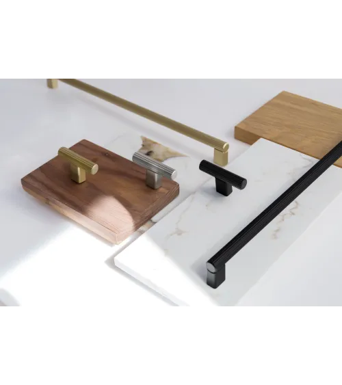 LARGO gold/matt gold anodised furniture knob design handle