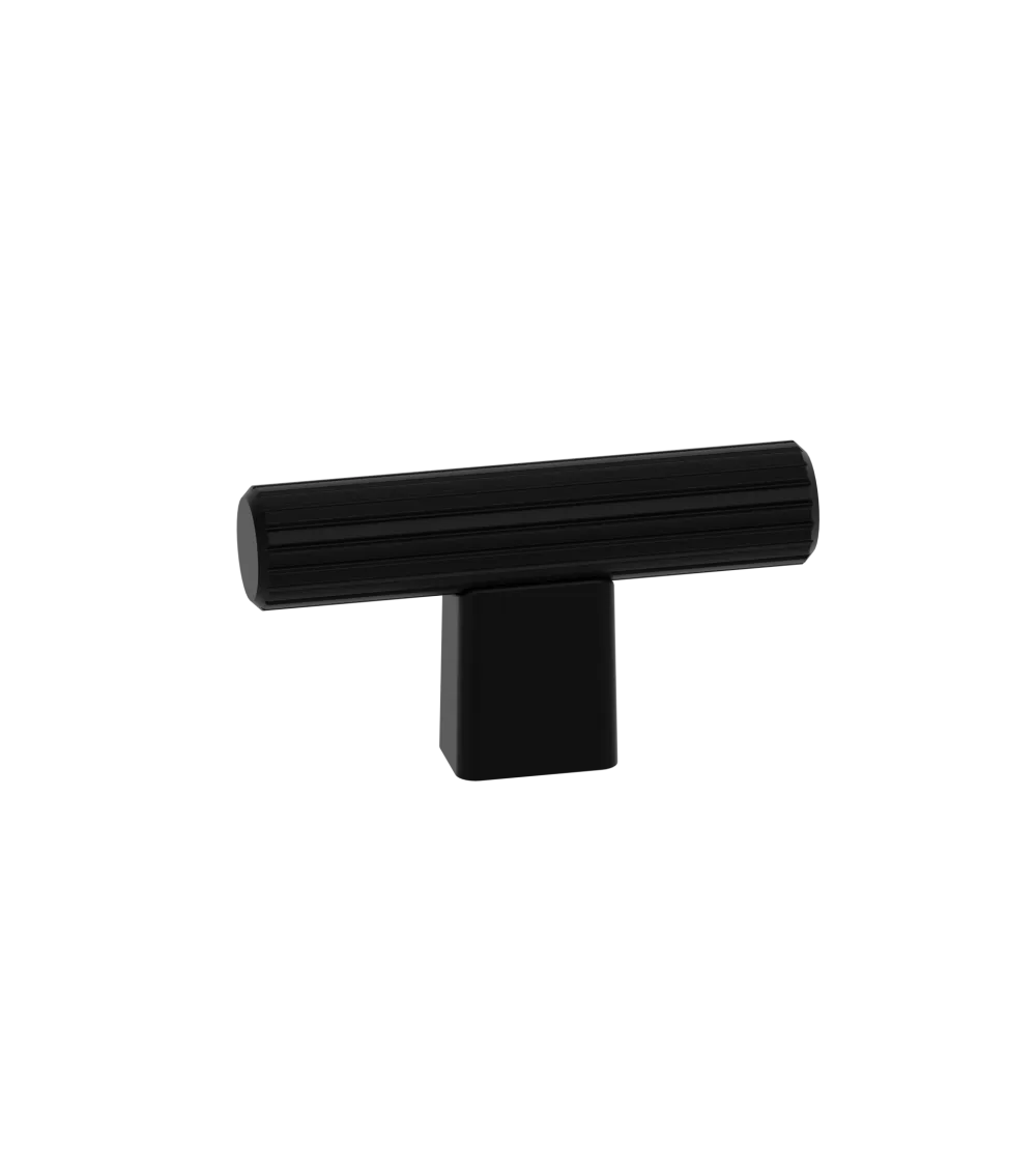 LARGO matt black furniture knob designer handle