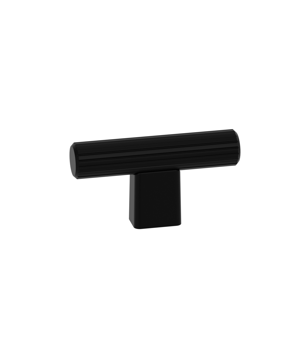 LARGO matt black furniture knob designer handle