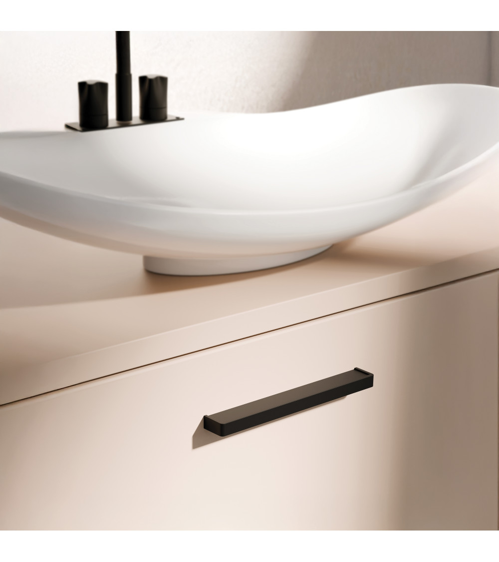 Matt black DUBSTEP furniture handle designer handle