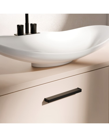 Matt black DUBSTEP furniture handle designer handle