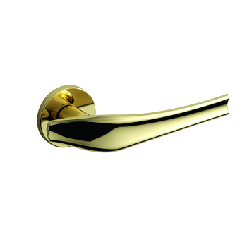 Golden Brass Door Handle - Milla Poignées