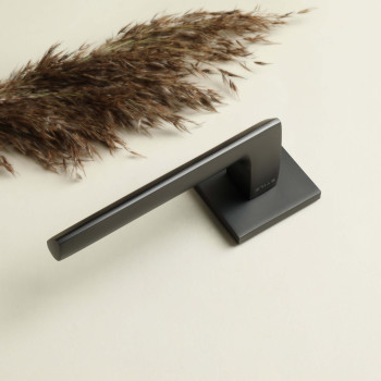 Anthracite grey door handle, gunmetal colour 