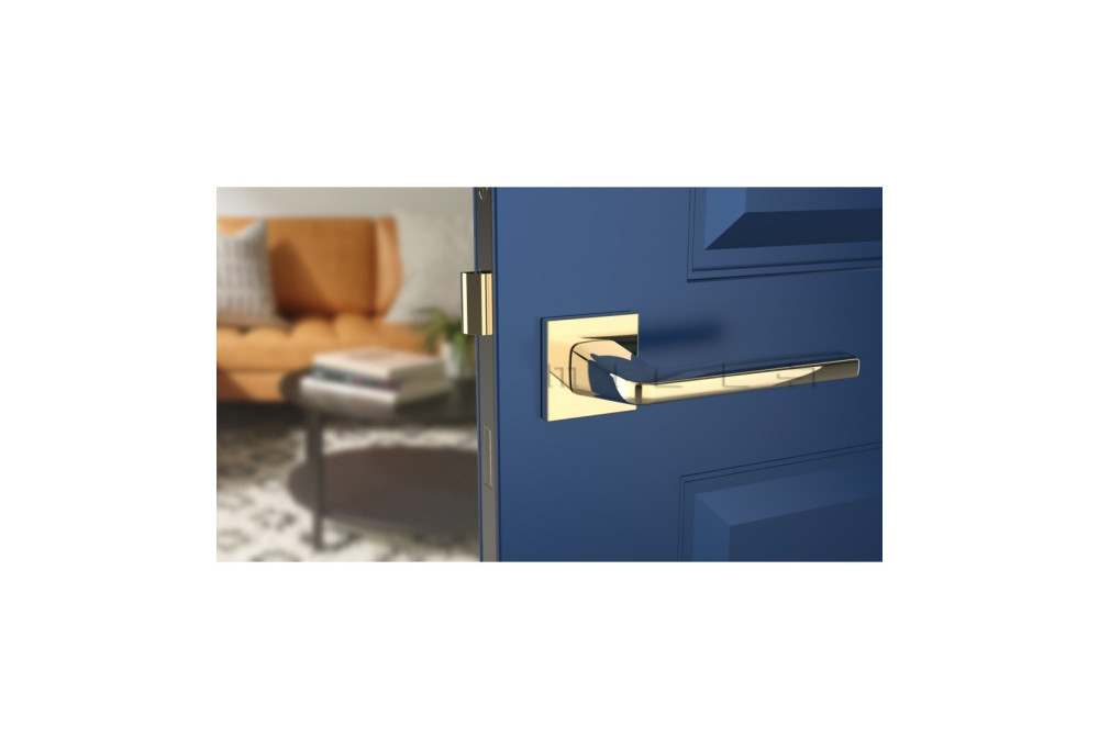 Which handle for a blue door?