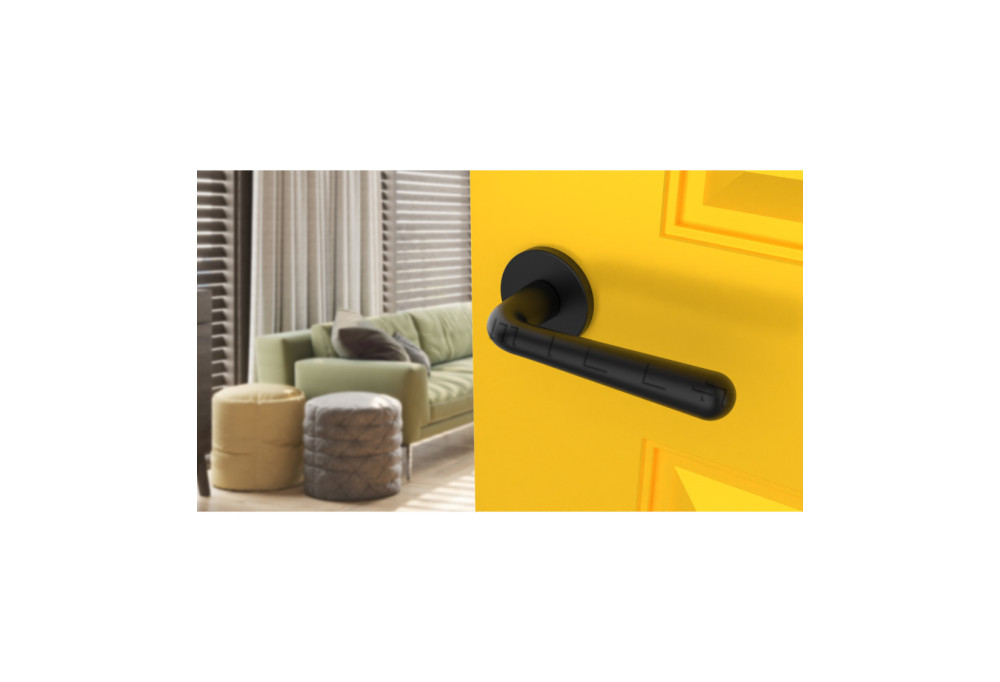 Which handle for a yellow door?