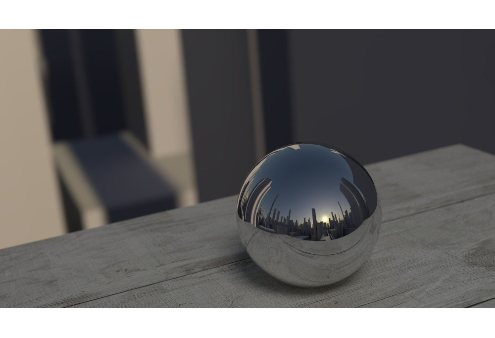 Door handle on round plate